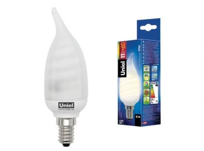 Лампа энергосберегающая UNIEL ESL-C11-W11/2700/E14