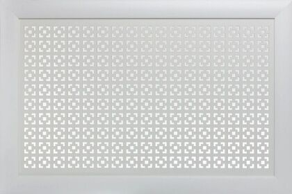 Экран Модерн рамка Дамаско белый 600х900мм