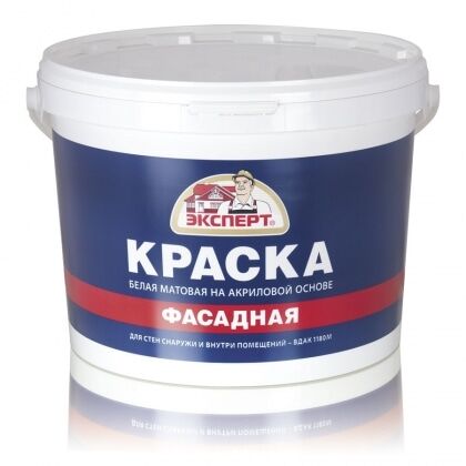 Краска фасадная ЭКСПЕРТ ВДАК-1180 (3-3,5кг)