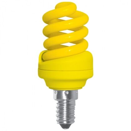 Лампа Ecola Spiral 12W 220V E14 95x43 Желтый