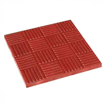 Плитка тротуарная 'Паркет' 300х300х30 мм цвет красный