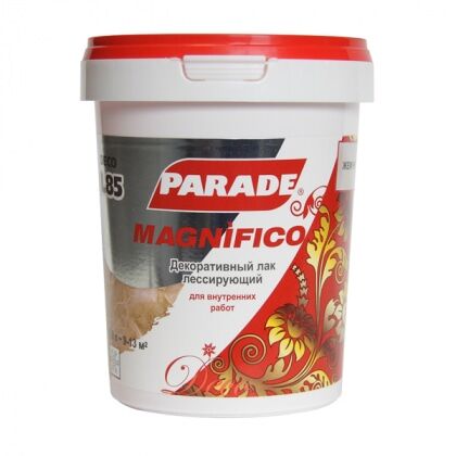 Лак декоративный Parade L85 Magnifico Цвет Золото 0,9л