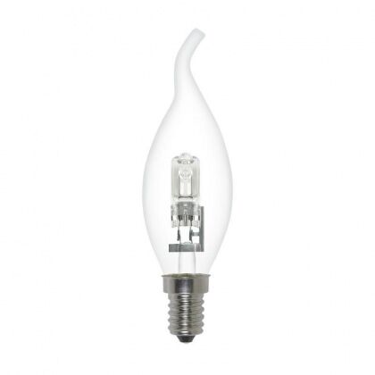 Лампа галогеновая энергосберегающая HCL-42/FR/E14 свеча на ветру
