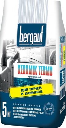 Клей для плитки термост.Keramik Termo Bergauf (5кг)