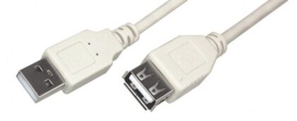 Шнур USB 2.0 (шт.USB А-гн.USB А) 3м REXANT
