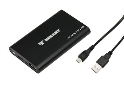 Устройство зарядное портативное Power Bank 2 100 mAh USB Rexant