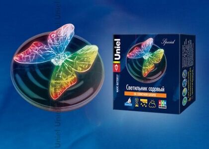 Светильник садовый плавающий RGB-светодиод USL-S-115/PT090 Magic butterfly