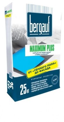 Клей для плитки Bergauf Keramik Maximum Plus для всех видов плитки 25кг