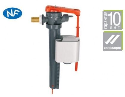 Клапан наполнительный Jollyfill FL150L3 боковой,винт латунь 3/8'+1/2'