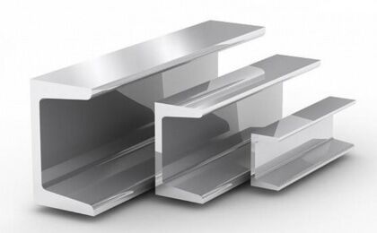 Профиль U-образный, алюминиевый, 10x15x1.5х2000 мм, цвет серебро
