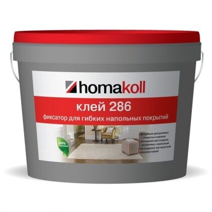 Клей-фиксатор Homakoll 286,1кг,для гибких напольных покрытий морозостойкий