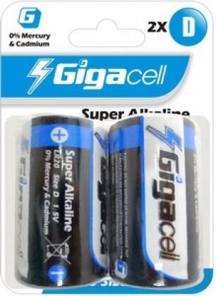 Батарейка Gigacell LR20-2 (2шт)
