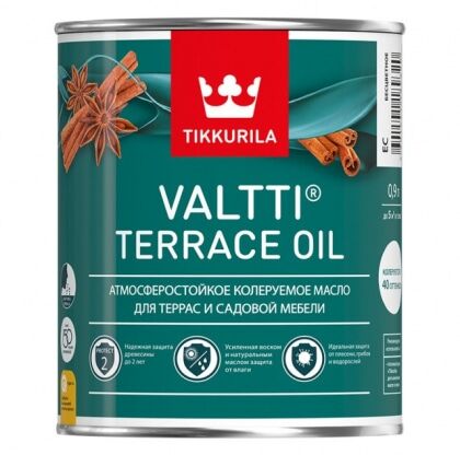 Масло для террас Tikkurila Valtti Terrace Oil EC 0,9л