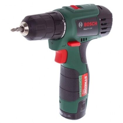 Шуруповерт аккумуляторный Bosch EasyDrill 1200, Li-Ion, 12 В, 1.5 Ач