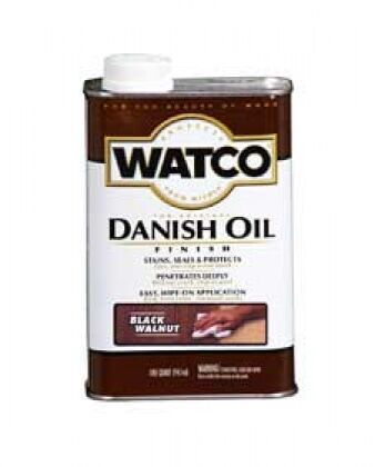 Масло Датское тонирующее защитное Watco 0,946л черный орех