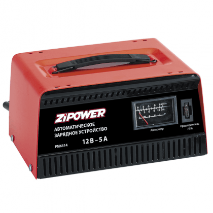 Устройство зарядное Zipower 12В, с функцией автомат отключения PM6514