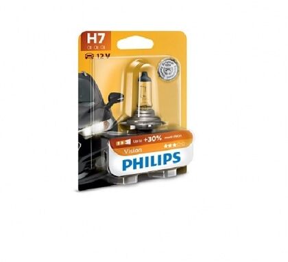 Автолампа H7/12V/55W+30% Philips