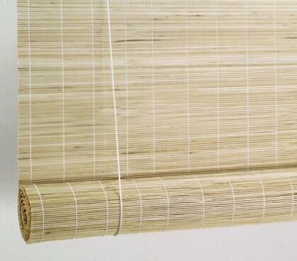 Штора рулонная бамбуковая Qually 50х160см natural
