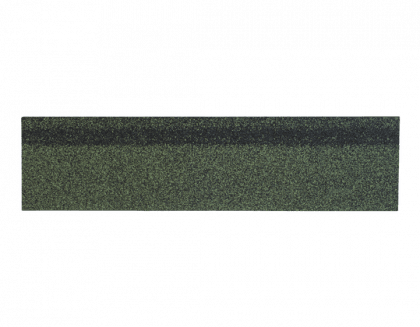 Черепица коньково-карнизная гибкая Зеленый микс (3 м2)