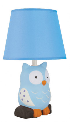 Лампа настольная Camelion KD-551 голубой Совёнок