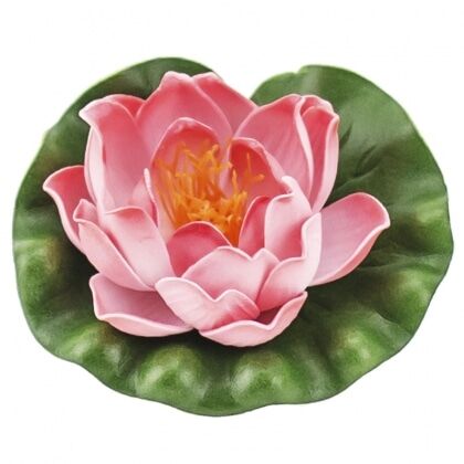 Растение декоративное Водная лилия d20см розовый