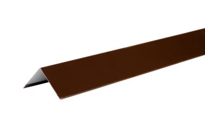 Уголок металлический внешний ТН HAUBERK ,полиэстер,RAL 8017 коричневый (50х50х12