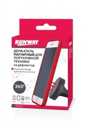 Держатель телефона магнитный на дефлектор Runway