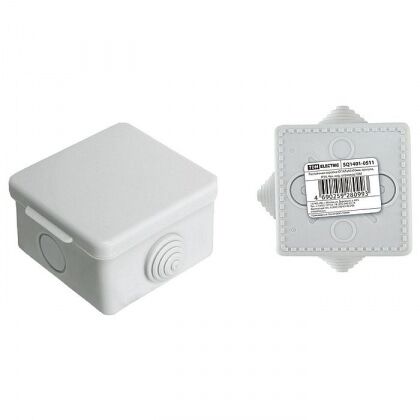 Коробка распаячная ОП SQ1401-0511 65х65х50мм крышка IP54