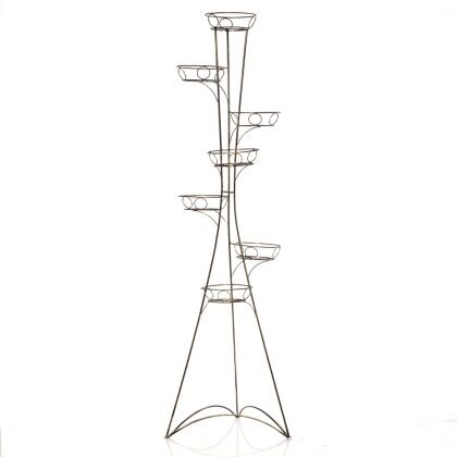 Подставка для цветов Классика на 7 цветов металлическая