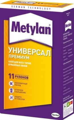 Клей для обоев универсальный Metylan 250гр