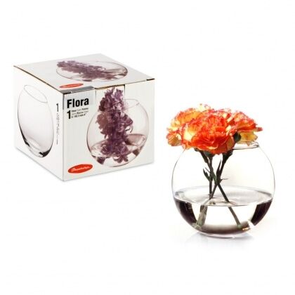 Ваза-аквариум для цветов Флора h10,3см PSB43417