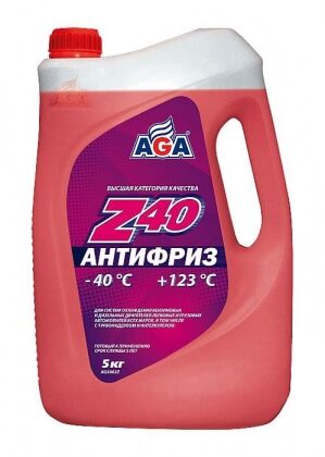 Антифриз AGA-Z40 946мл/1кг охлаждающая жидкость AGA001Z