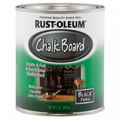 Краска Rust-Oleum Specialty с эффектом грифельной доски Чёрный 0,887л/0,946л