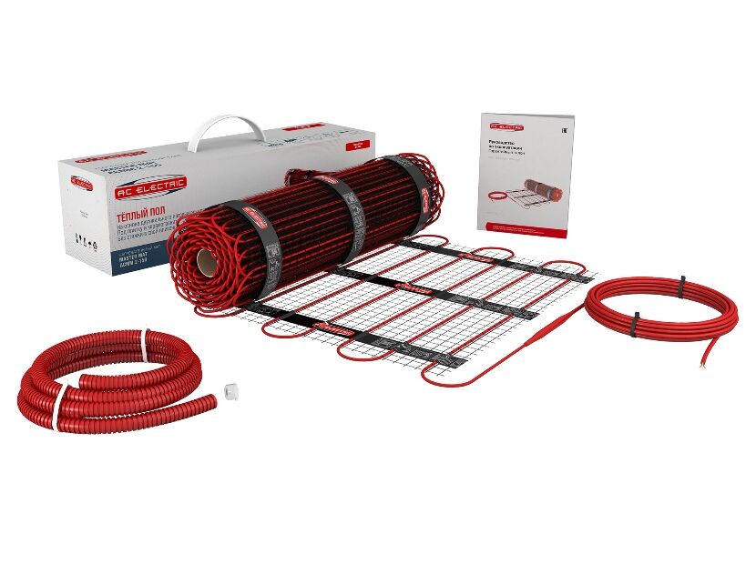 Мат нагревательный AC ELECTRIC ACMM 2-150-0.5+терморегулятор в подарок