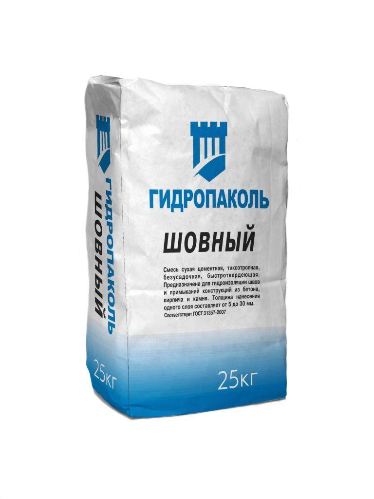Смесь цементная Гидропаколь-Шовный 25кг