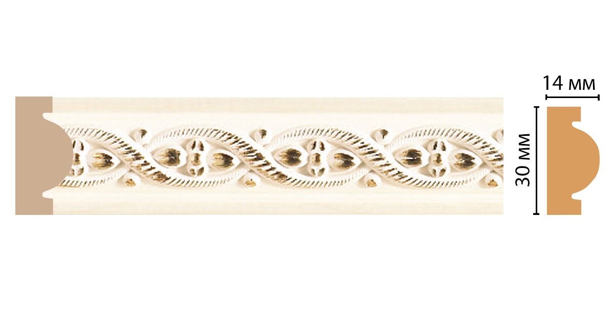 Молдинг DECOMASTER (30х13х2400мм) 157-6 ДМ/42