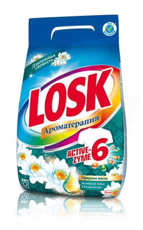 Порошок стиральный LOSK АРОМА ЛОТОС 4,05кг