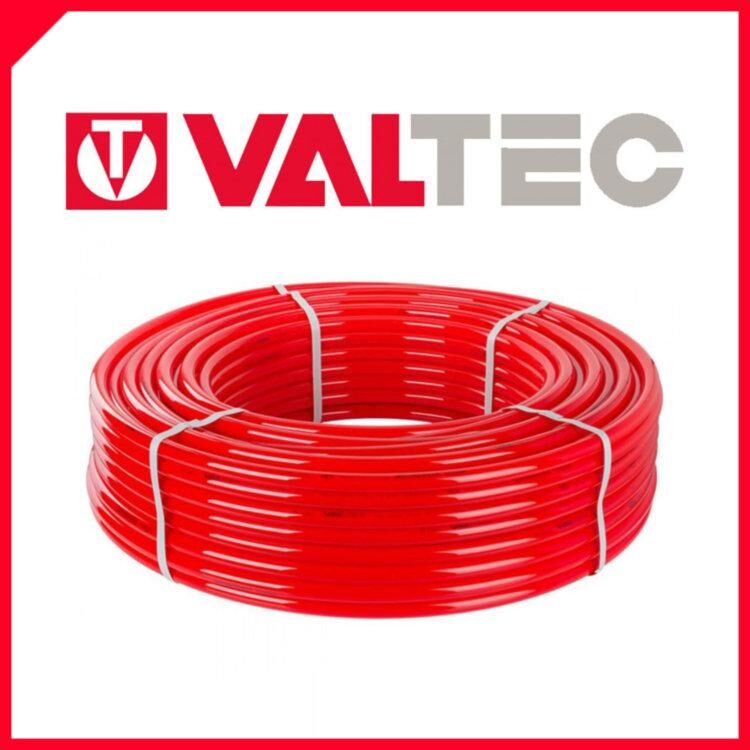 Труба из сшит/полиэт PEX-EVOH 16мм красн (200м) VALTEC