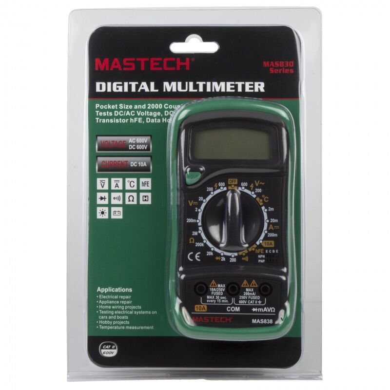 Мультиметр MASTECH MAS838