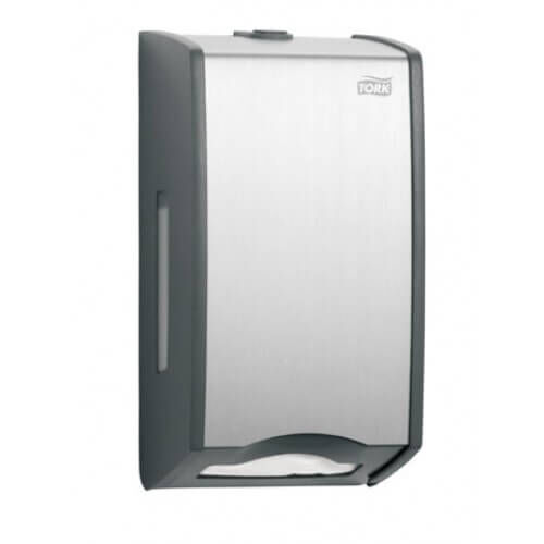Диспенсер T3 Aluminium для туалетной бумаги в пачке металл TORK 456000