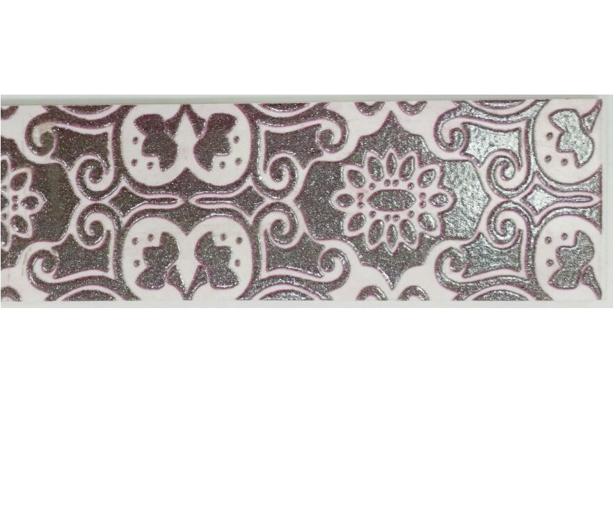 Плитка Мадрид роз 01 250х60 фриз (бордюр) 1сорт