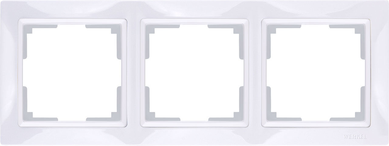 Рамка 3п белый WL04-Frame-03-white