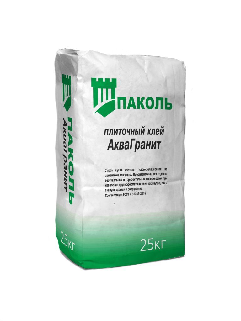 Клей плиточный Паколь АкваГранит 25кг