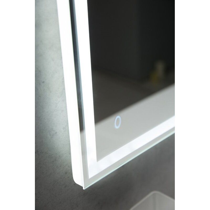 Зеркало SPC-GRT-600-600-LED-TCH 12W встроен.светильник и сен.выключат