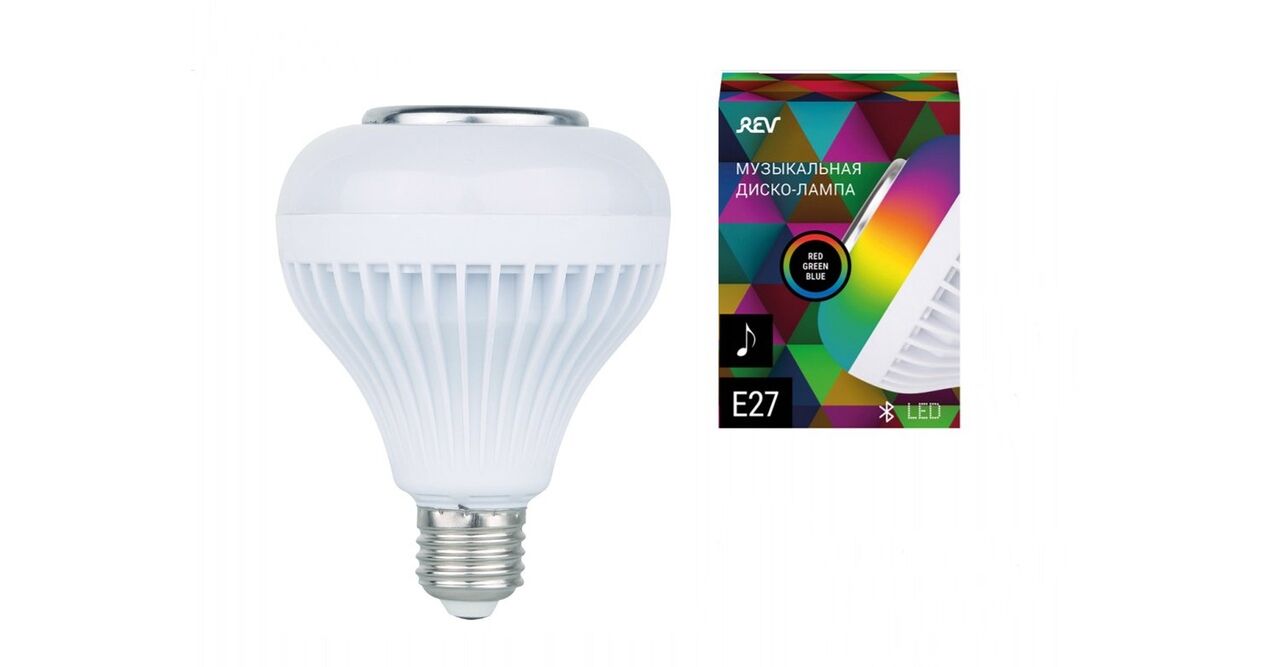 Лампа DISCO Е27 10Вт RGB 32599 4