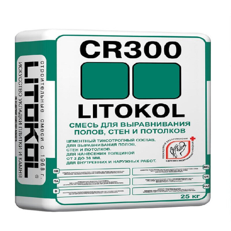 Состав ремонтный Litokol CR 300 25кг
