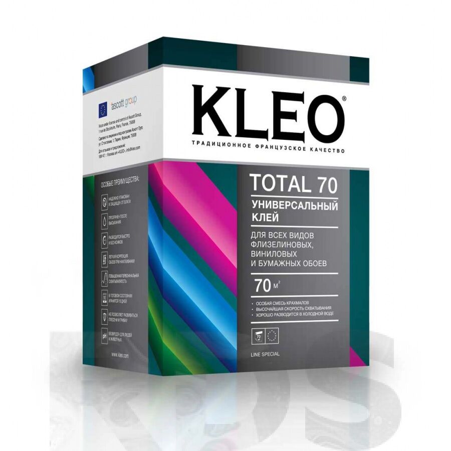 Клей для обоев универсальный TOTAL 70 KLEO