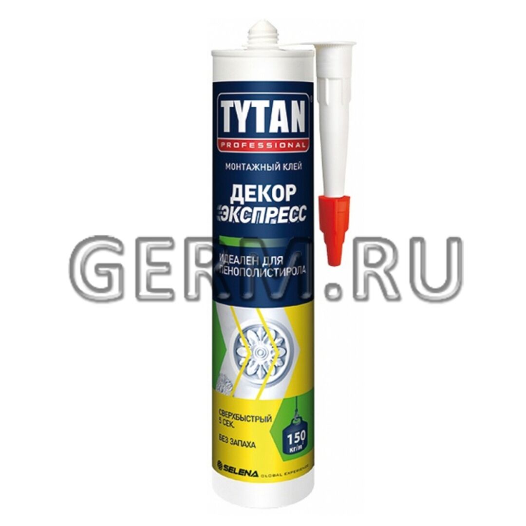 Монтажный клей Декор Экспресс бел TYTAN Prof. 310гр
