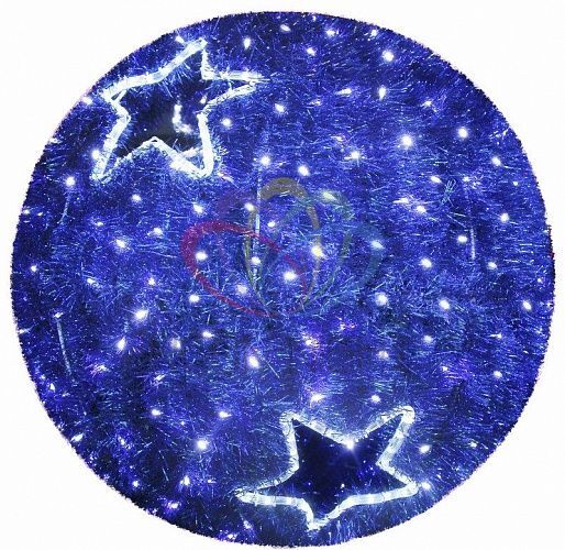 Фигура VFS-120 Шар LED подсветка,80см, син 506-216