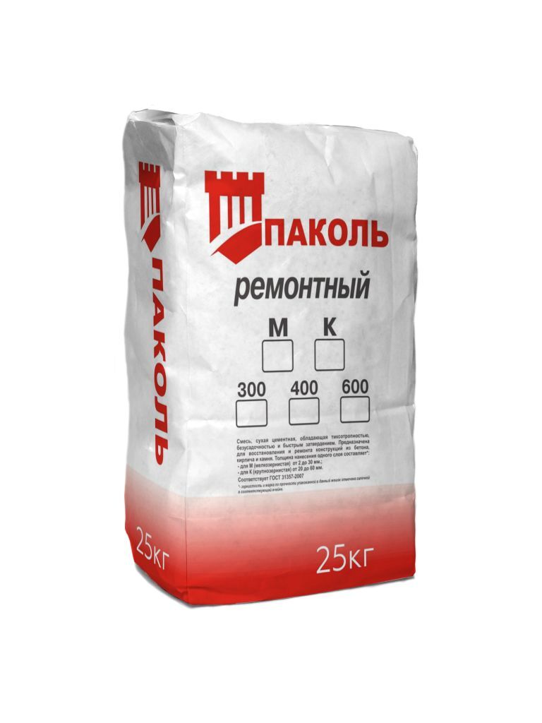 Смесь цементная Паколь-ремонтный 600 К 25кг